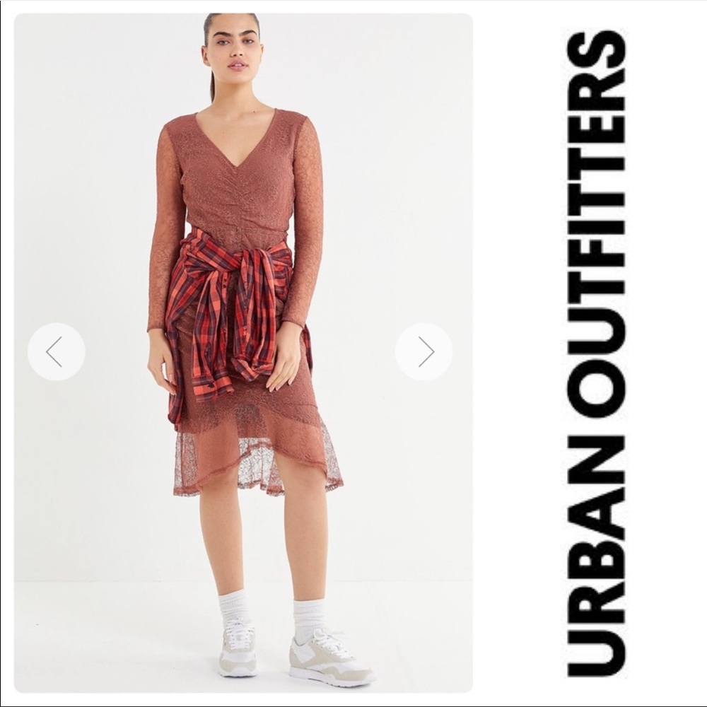 Urban outfitters partially lined dress